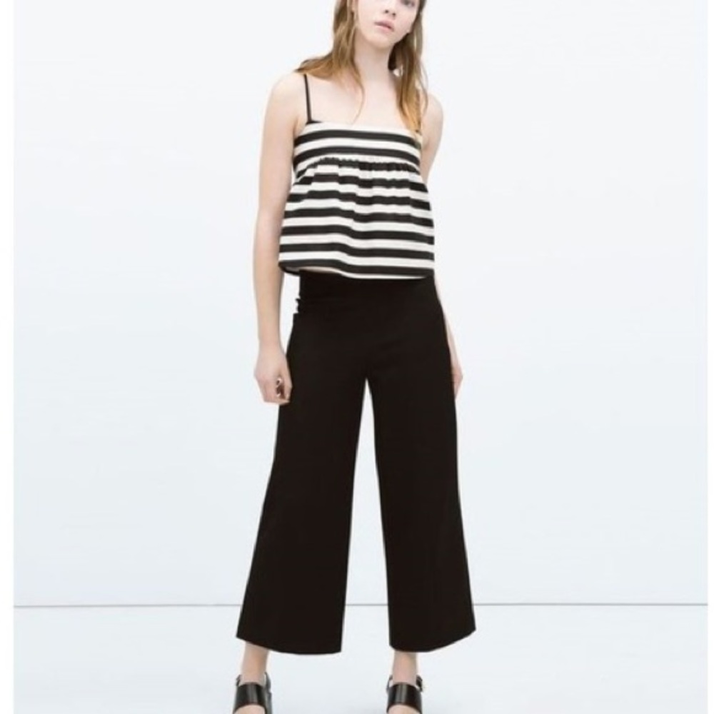 Black Zara High Waisted Pant Size Small